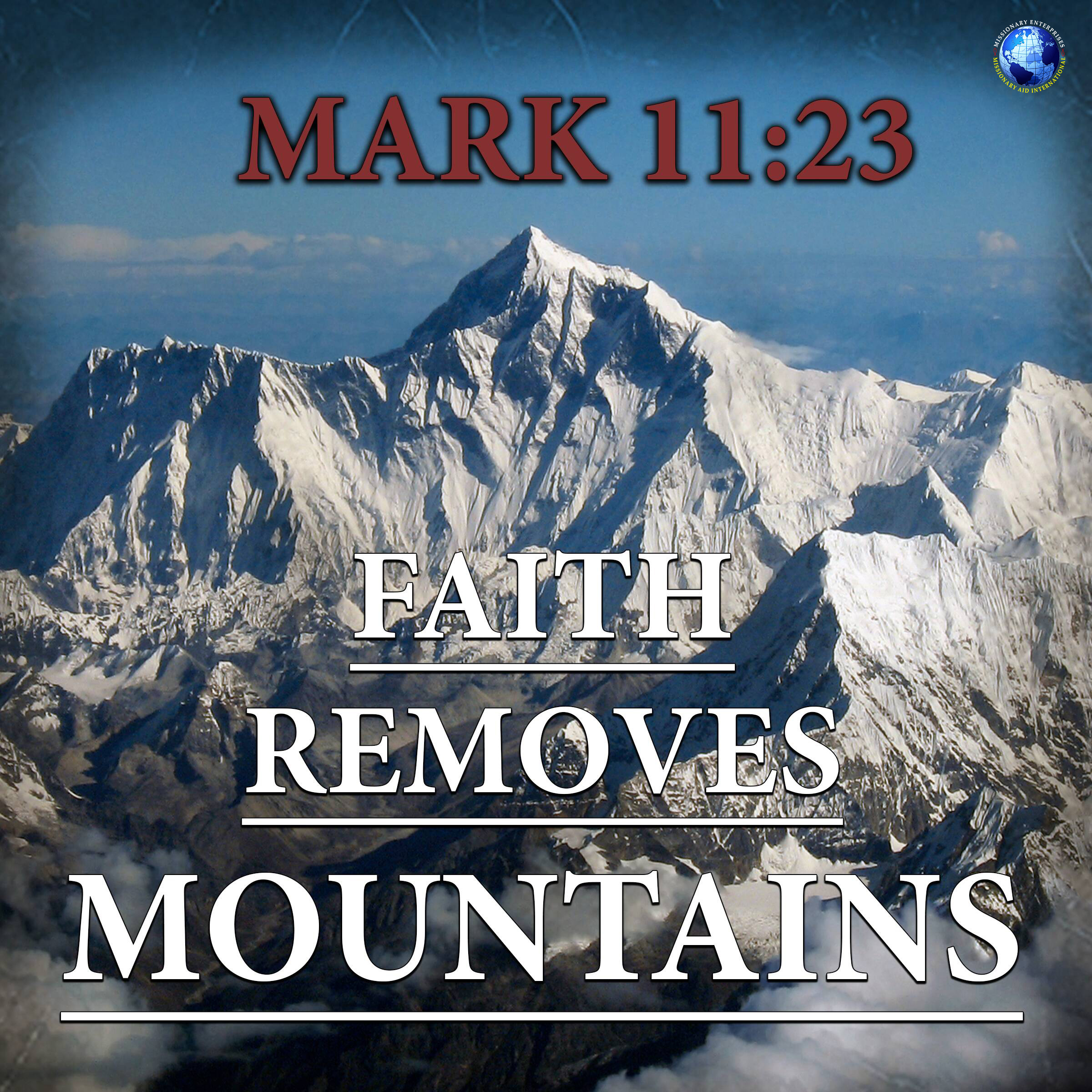 Faith Removes Mountains